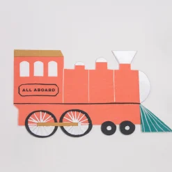 Train Napkins (x 16)>Meri Meri Sale