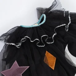 Tulle Appliqué Witch Cape, Hat & Wand><noscript><img width=