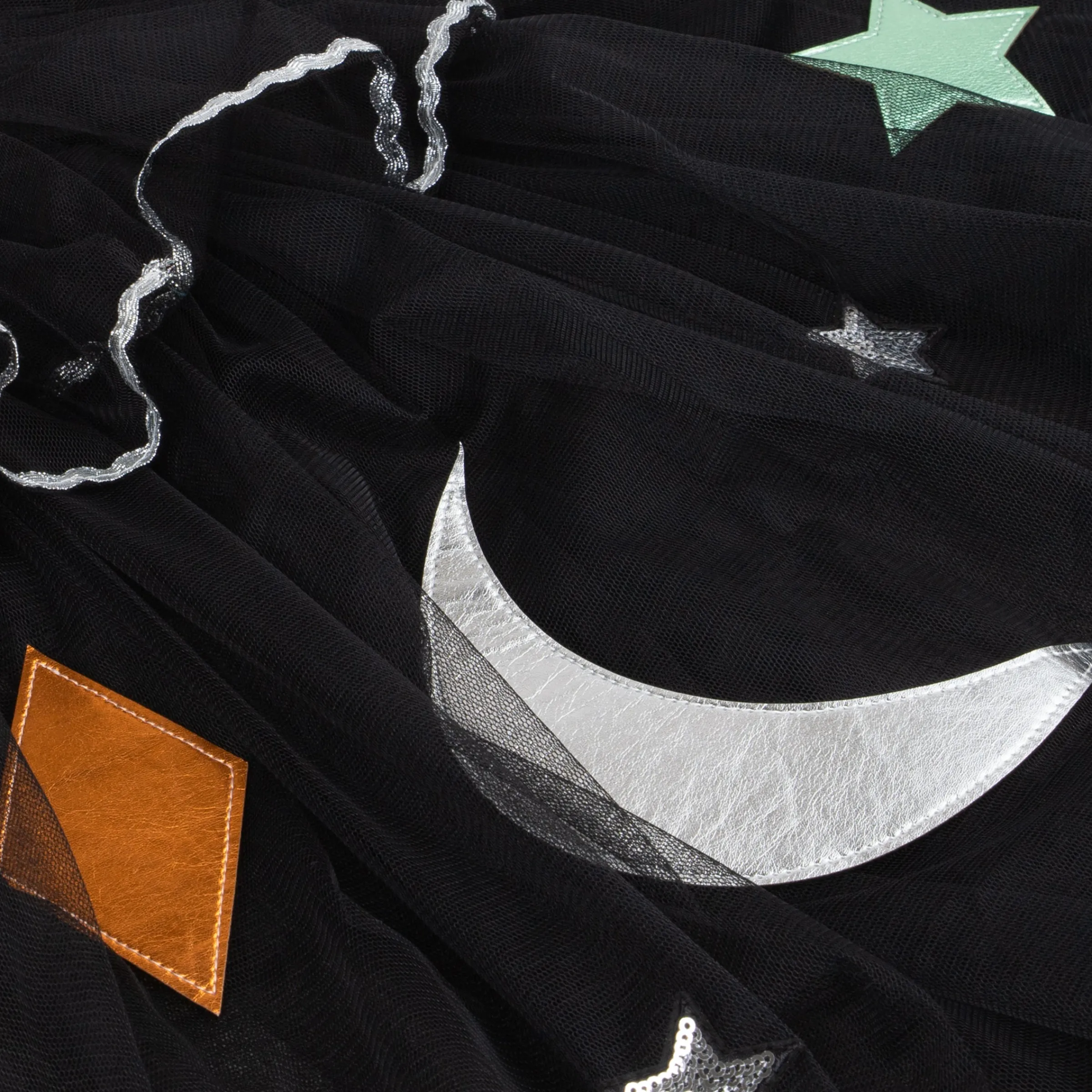 Tulle Appliqué Witch Cape, Hat & Wand>Meri Meri Online