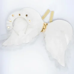 Tulle Ruffle Angel Wings & Headband>Meri Meri Clearance