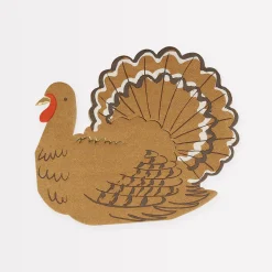 Turkey Napkins (x 16)>Meri Meri New