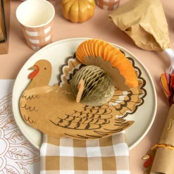 Turkey Place Cards (x 8)>Meri Meri Hot