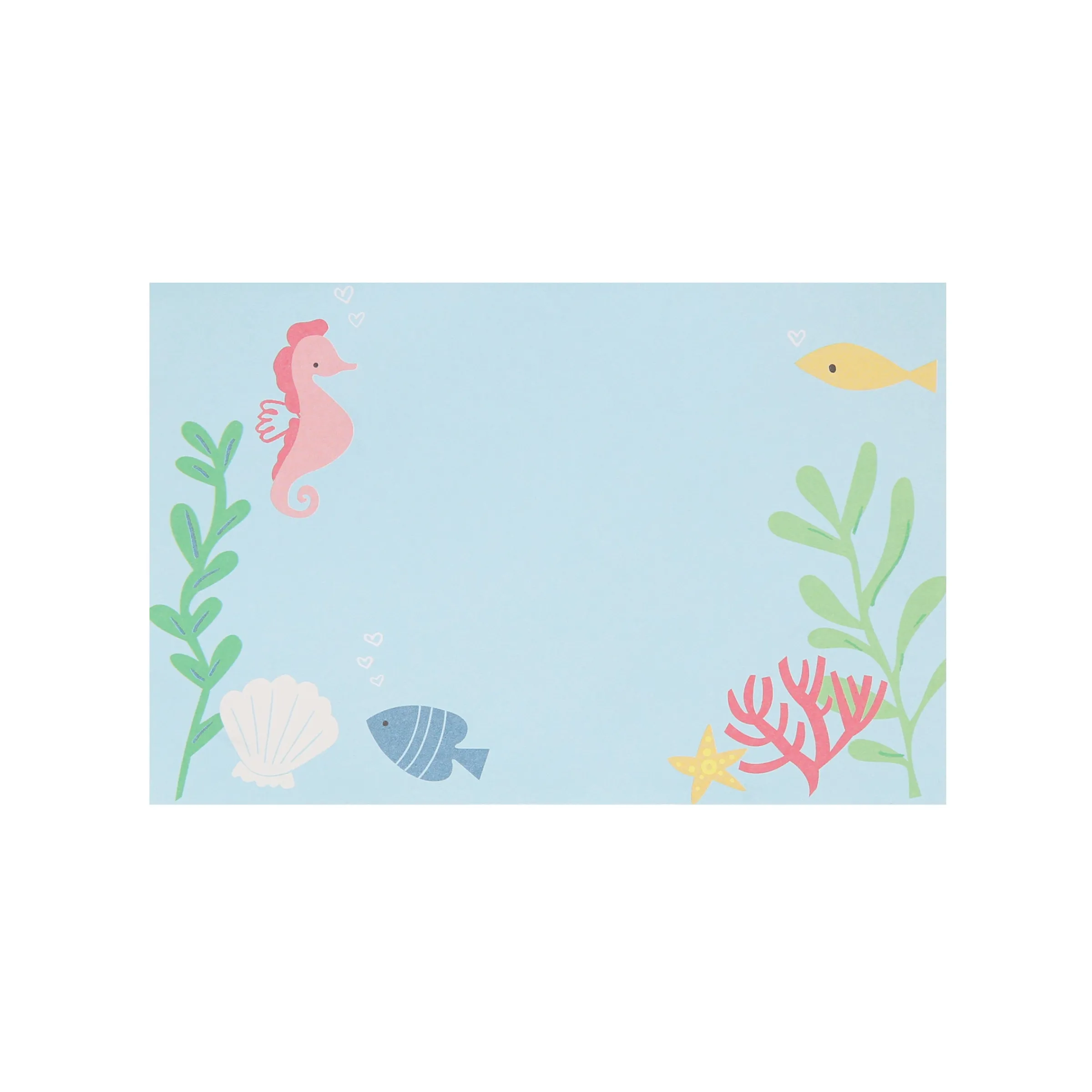 Under The Sea Kids Valentine's Cards & Erasers Set (x 12)>Meri Meri Sale