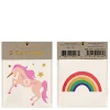 Unicorn & Rainbow Small Temporary Tattoos>Meri Meri New