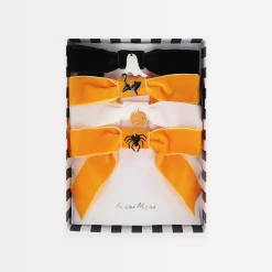 Velvet Bow Hair Clips (x 4)>Meri Meri Clearance