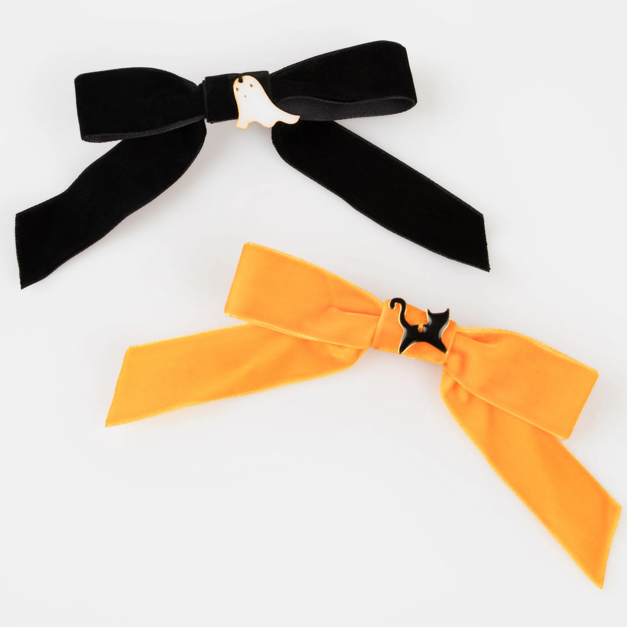 Velvet Bow Hair Clips (x 4)>Meri Meri Clearance