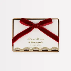 Velvet Bow Place Cards (x 6)><noscript><img width=
