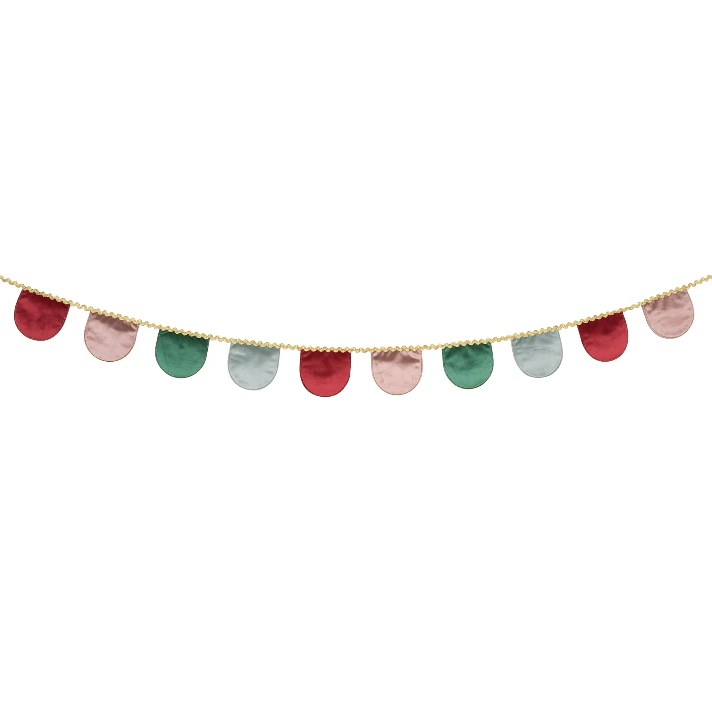Velvet Scallop Garland>Meri Meri Clearance