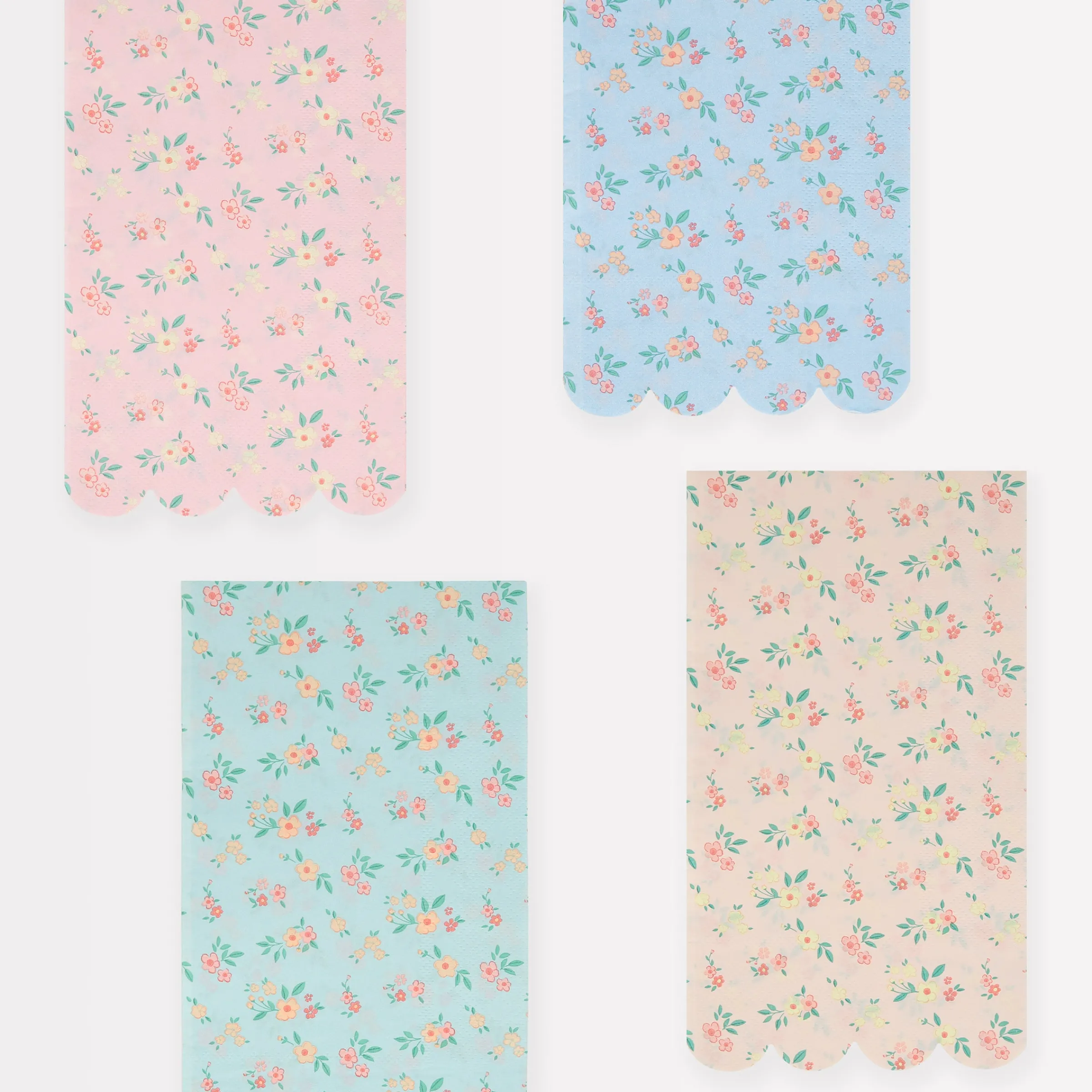 Vintage Ditsy Guest Towels (x 16)>Meri Meri Sale