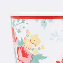 Vintage Floral Cups (x 8)><noscript><img width=