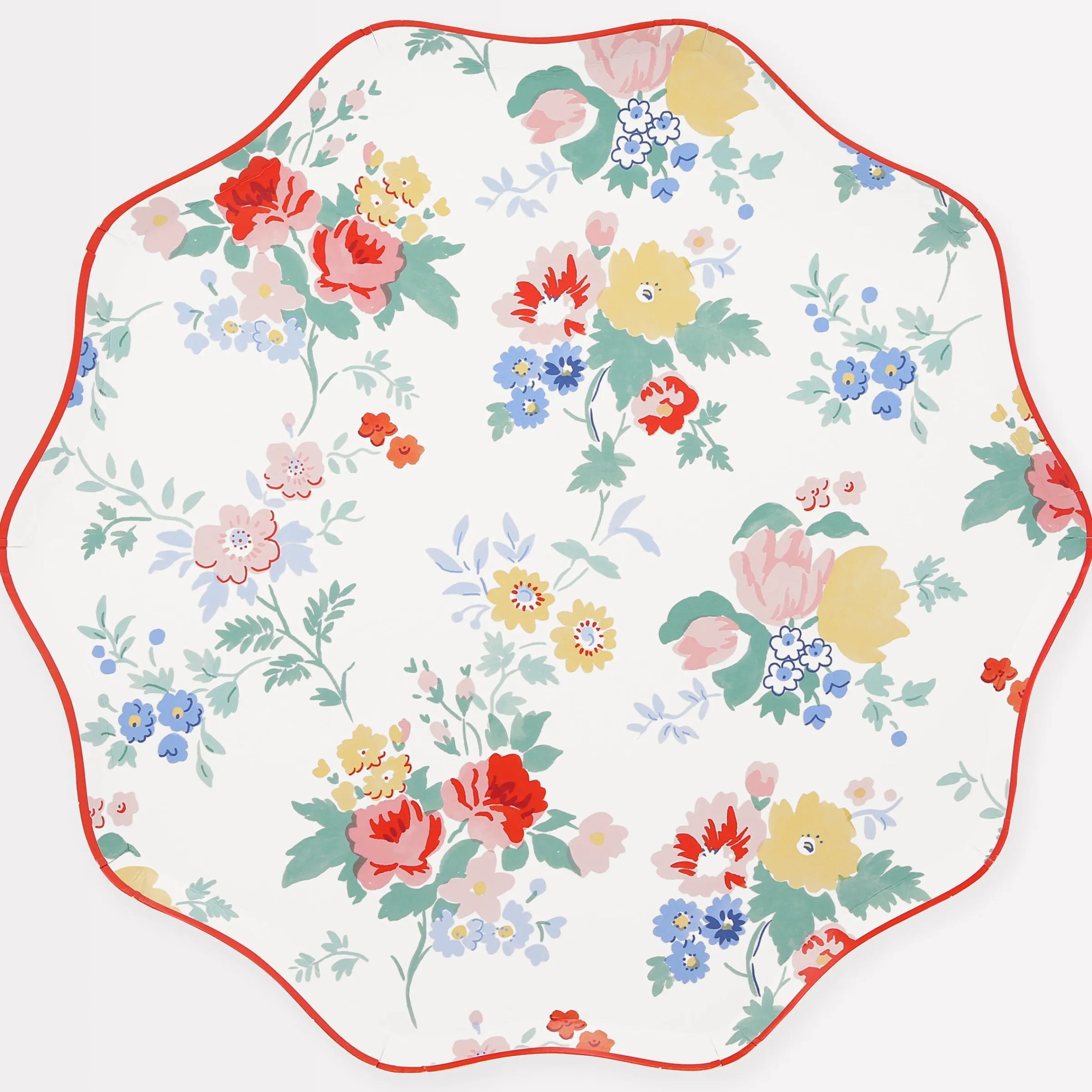 Vintage Floral Dinner Plates (x 8)>Meri Meri Sale