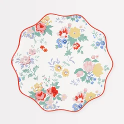 Vintage Floral Side Plates (x 8)>Meri Meri Hot