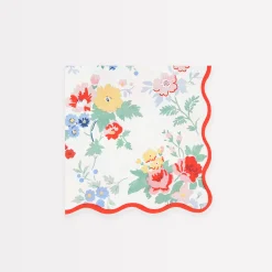 Vintage Floral Small Napkins (x 16)>Meri Meri Outlet