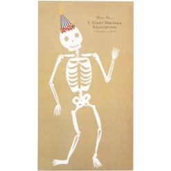 Vintage Giant Halloween Jointed Skeletons (x 3)>Meri Meri Online