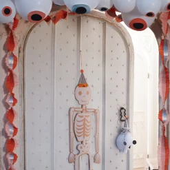 Vintage Giant Halloween Jointed Skeletons (x 3)><noscript><img width=
