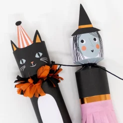 Vintage Halloween Medium Crackers (x 8)><noscript><img width=