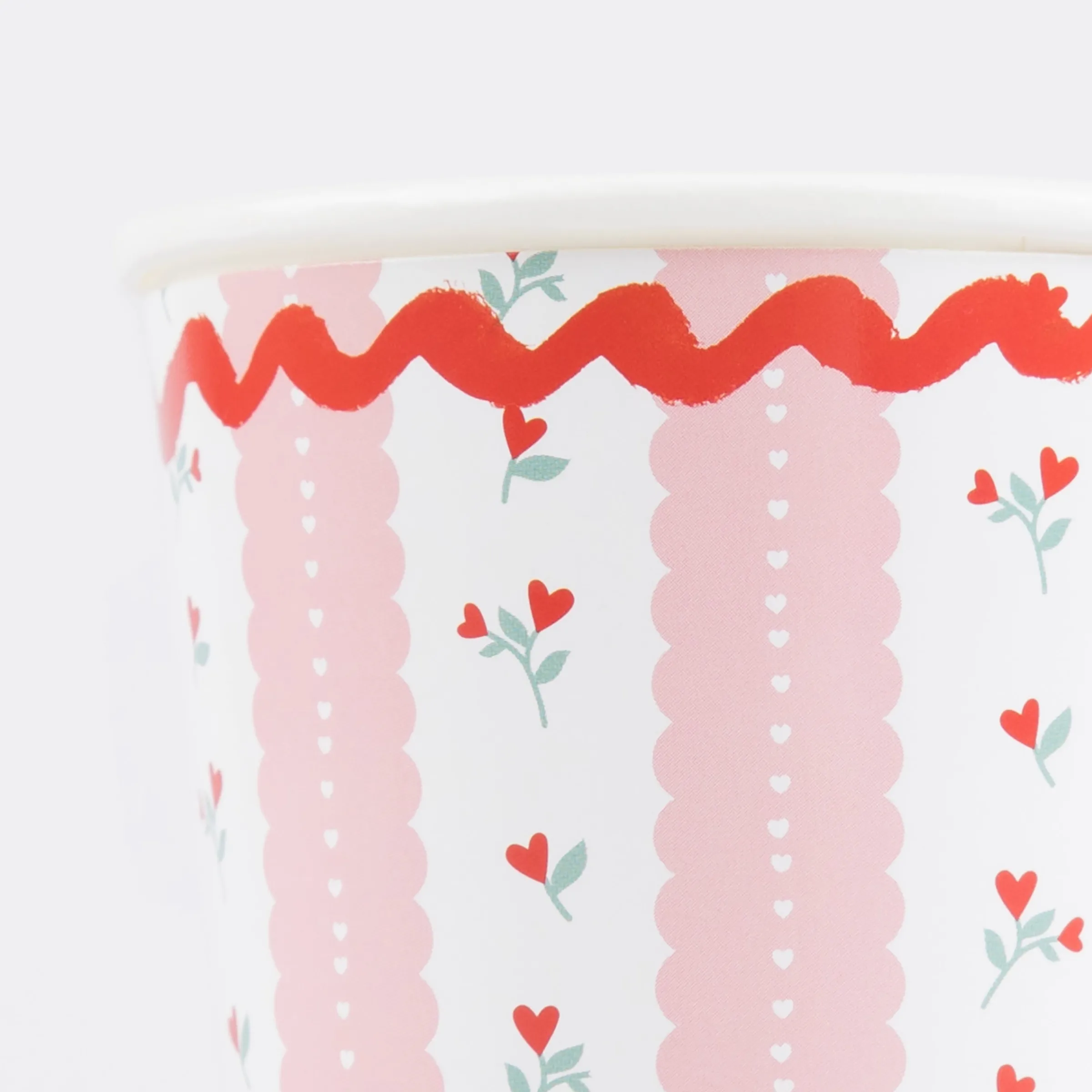 Vintage Rose Cups (x 8)>Meri Meri Sale