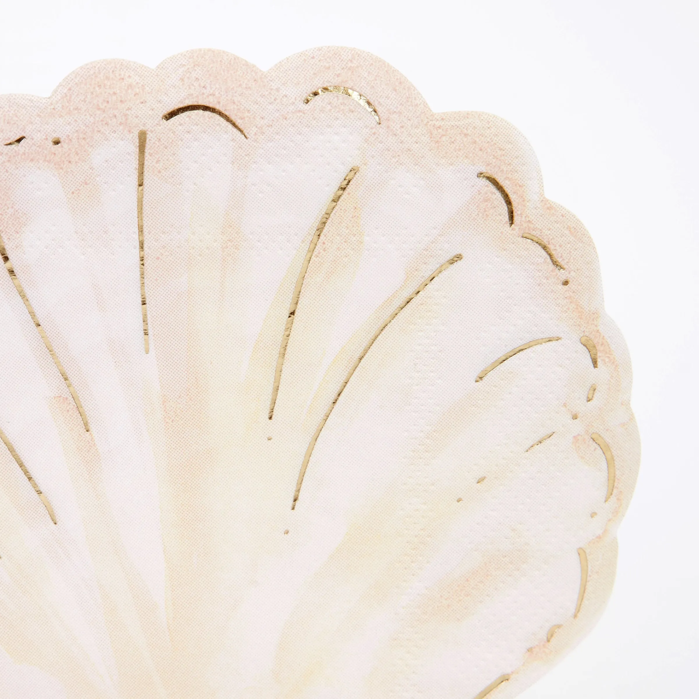 Watercolor Clam Shell Napkins (set of 16)>Meri Meri Best