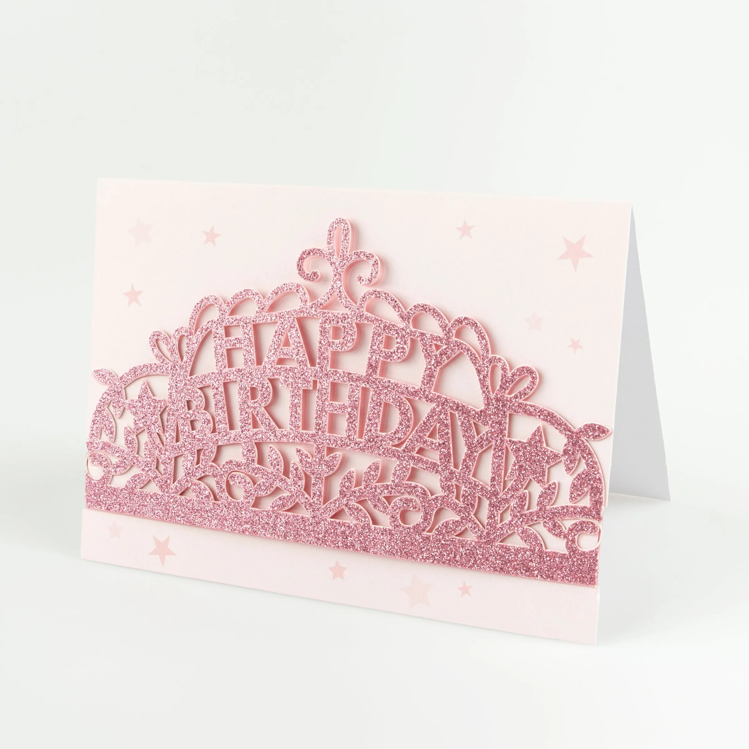 Wearable Pink Tiara Birthday Card>Meri Meri Clearance