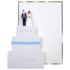 Wedding Cake Honeycomb Card>Meri Meri Outlet