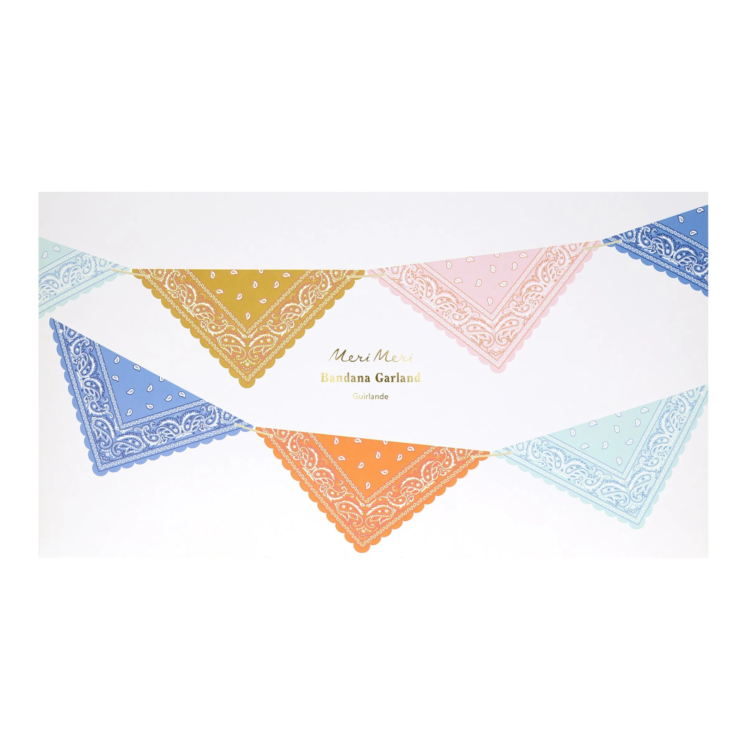 Western Bandana Flag Garland>Meri Meri Clearance