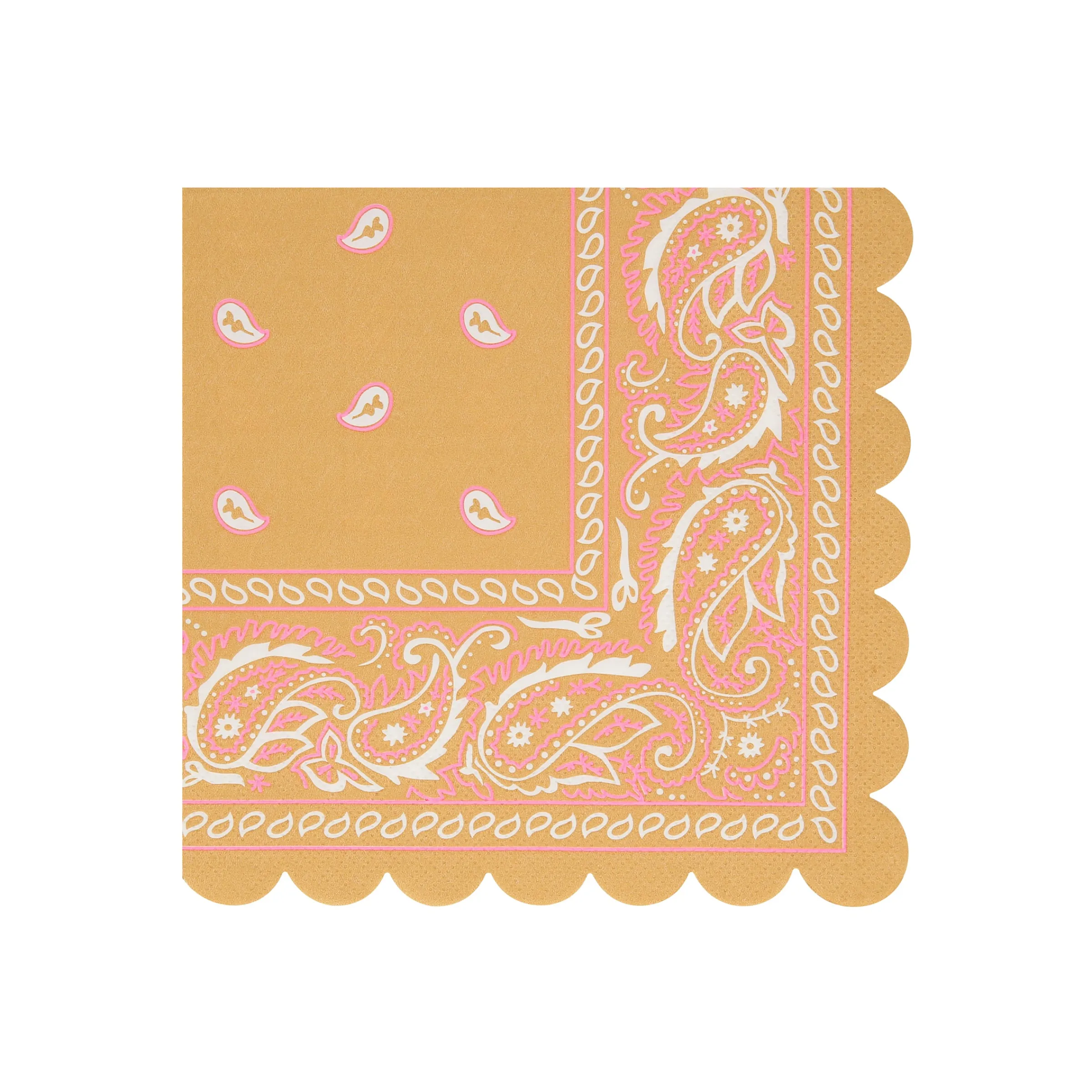 Western Bandana Large Napkins (x 16)>Meri Meri New