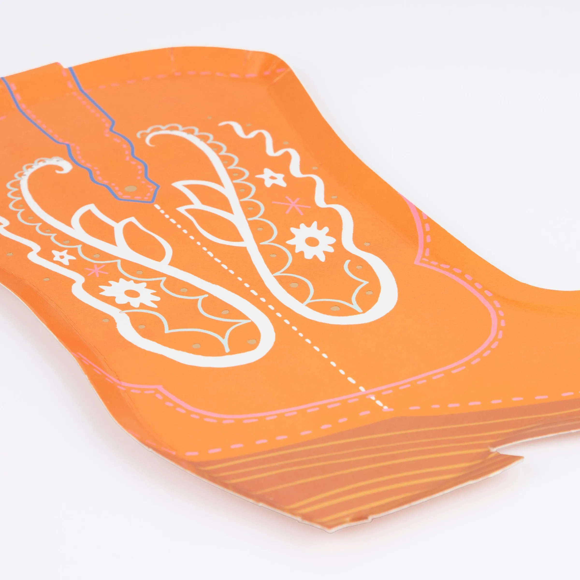 Western Boot Plates (x 8)>Meri Meri Outlet