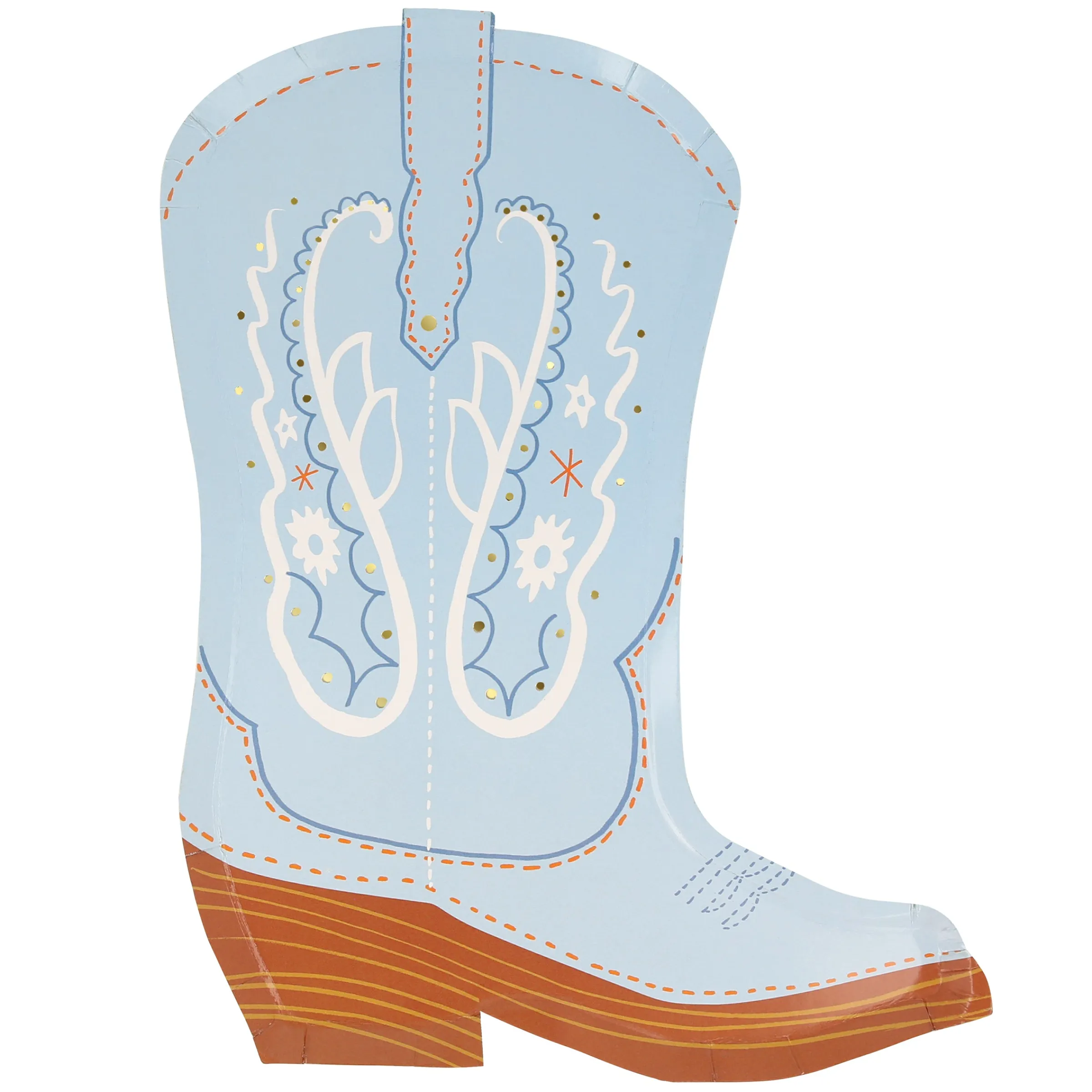 Western Boot Plates (x 8)>Meri Meri Outlet