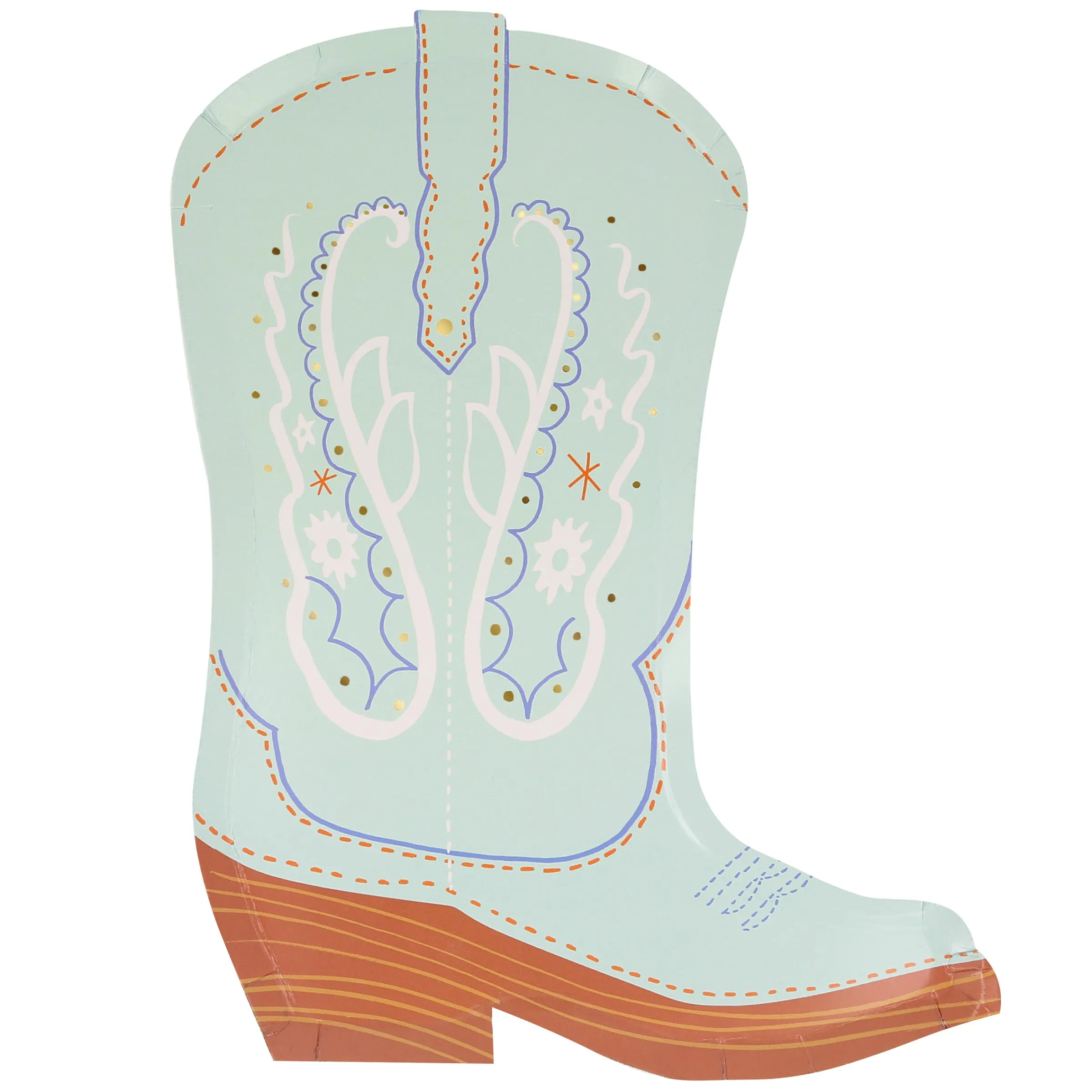 Western Boot Plates (x 8)>Meri Meri Outlet