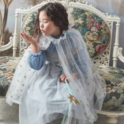 White Tulle Star Cape>Meri Meri Hot