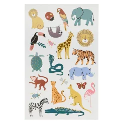 Wild Animals Tattoo Sheets (x 2 sheets)>Meri Meri Clearance
