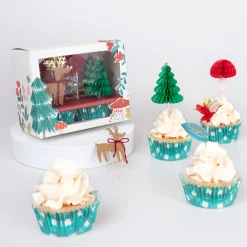 Winter Woodland Cupcake Kit (x 24 toppers)><noscript><img width=