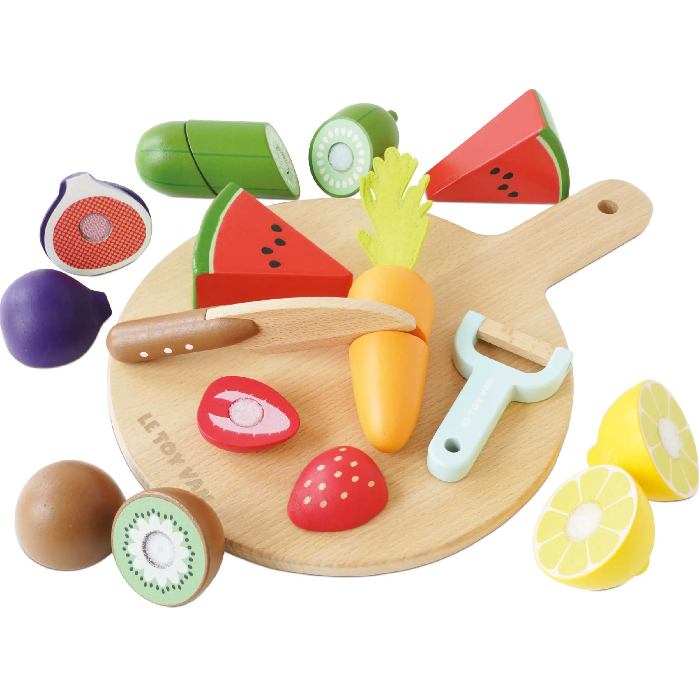 Wooden Chopping Board & Sliceable Play Food>Meri Meri Fashion