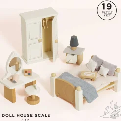 Wooden Dolls house Bedroom>Meri Meri Fashion