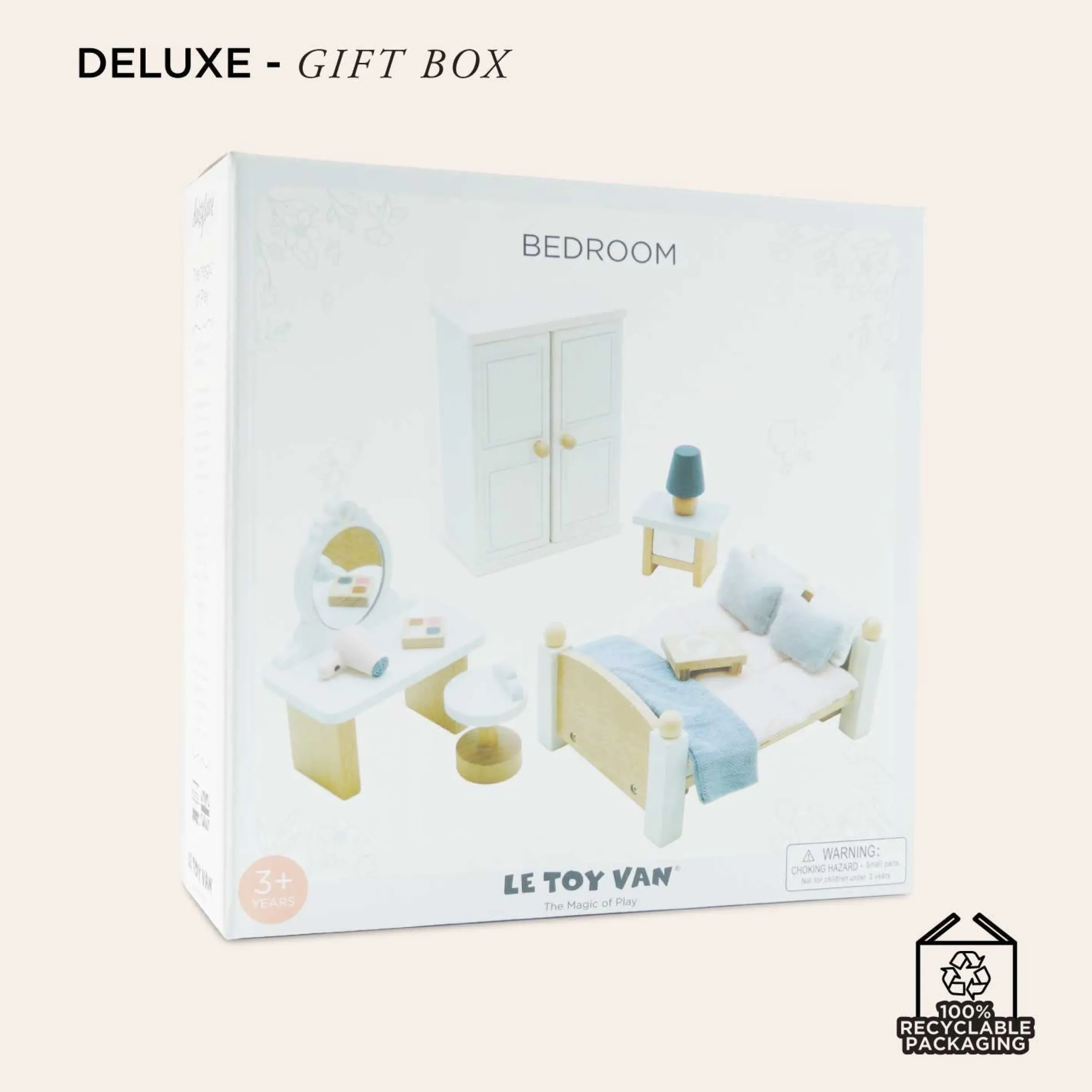 Wooden Dolls house Bedroom>Meri Meri Fashion