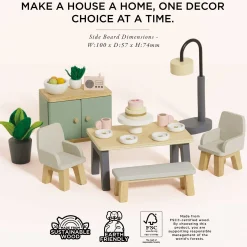 Wooden Dolls House Dining Room><noscript><img width=