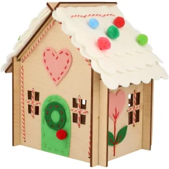 Wooden Embroidery Gingerbread House Kit><noscript><img width=