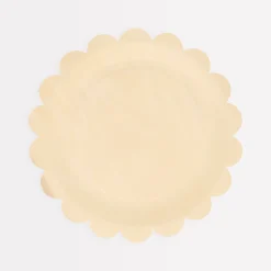 Wooden Scalloped Small Plates (x 8)>Meri Meri Online