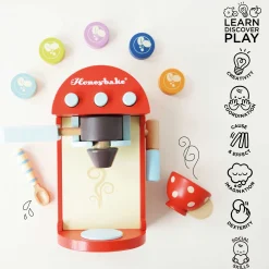 Wooden Toy Coffee Machine & Cup><noscript><img width=