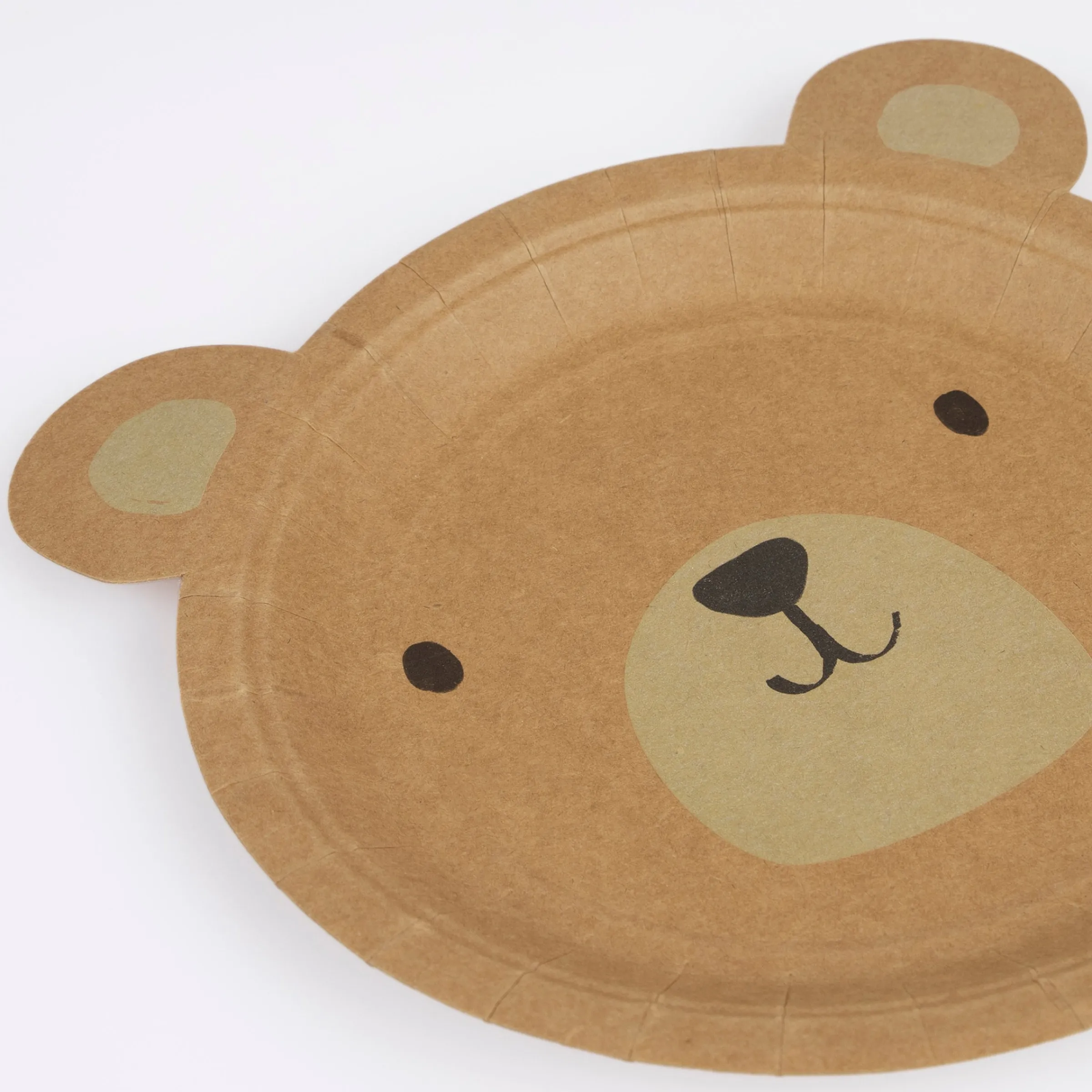 Woodland Bear Plates (x 8)>Meri Meri Fashion