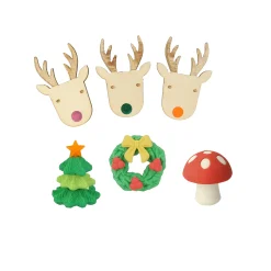 Woodland Jumper Reindeer Crackers (x 6)>Meri Meri New