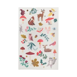 Woodland Temporary Tattoo Sheets (x 2 sheets)>Meri Meri Clearance